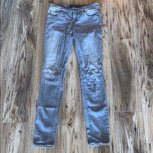 Guess gray skinny jeans